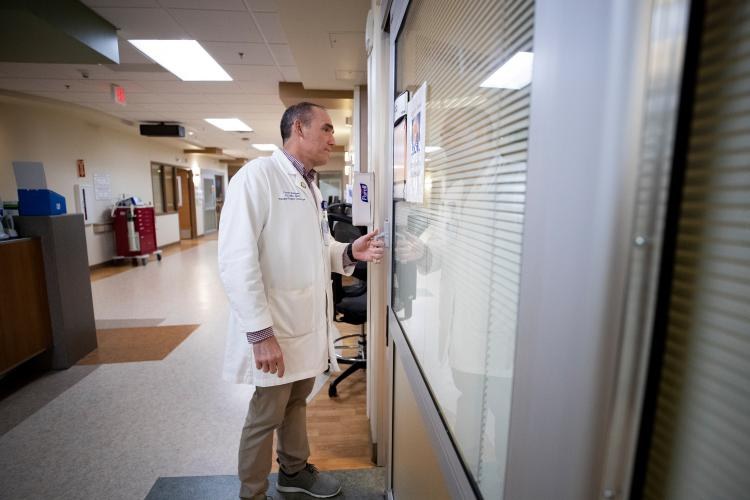 Dr. Carlos Rodriguez in the operating room